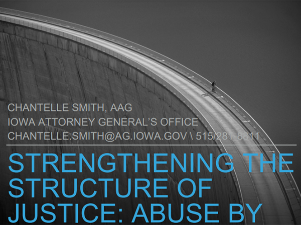 Iowa AG Office Presentation Screenshot